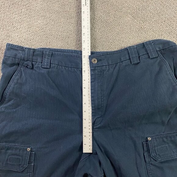 Duluth Trading Co. Cargo Pants Men's 46 x 30 Cotton Blue Utility - Picture 7 of 10